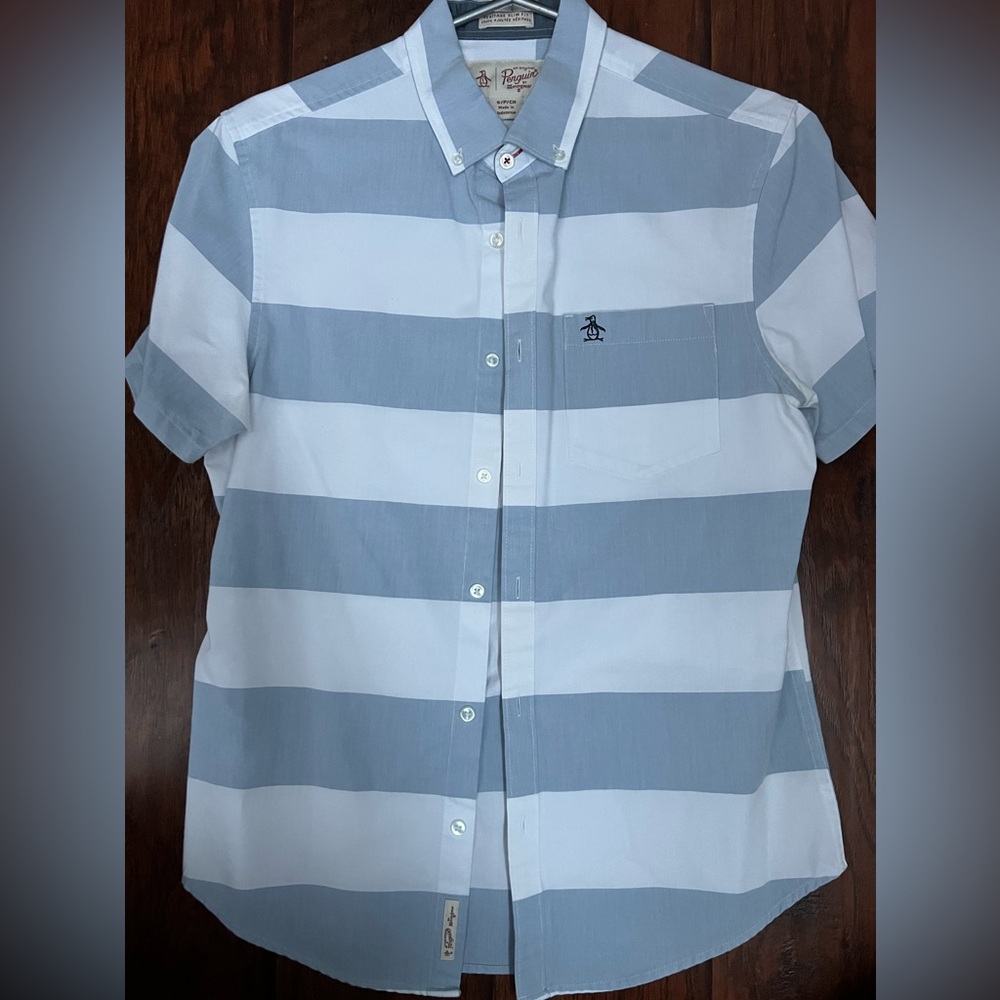 Original Penguin small short sleeve button up